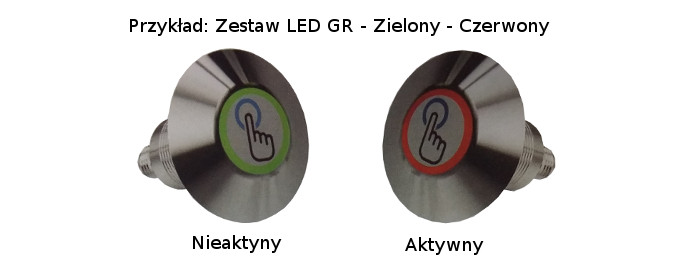 Xecro Duratech - zestaw LED GR - Zielony - Czerwony